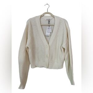 Moussy off white chunky knit sweater one size NWT